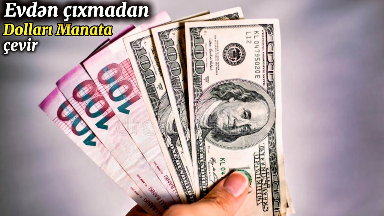 Birbank Biznes ilə dolları manata çevir / Dollar valyutası / Pul dəyişmək / Dollar vs Manat