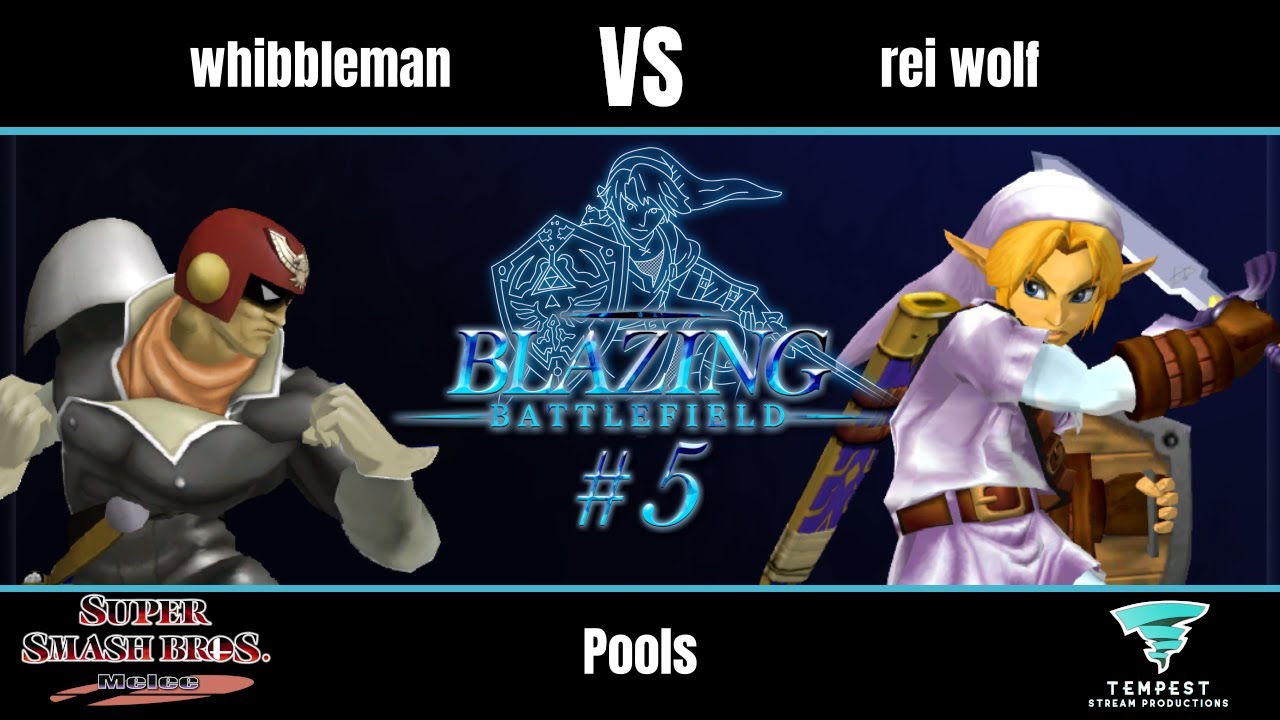 whibbleman (Captain Falcon) vs rei wolf (Link) - Melee Pools - Blazing Battlefield #5