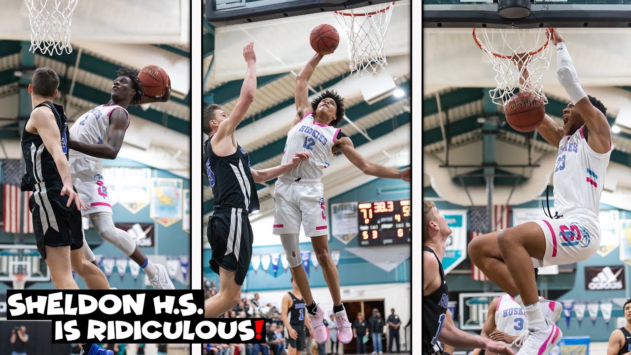 The CRAZIEST Dunk Show I've Seen!! | Sheldon High-School Is FOREAL..