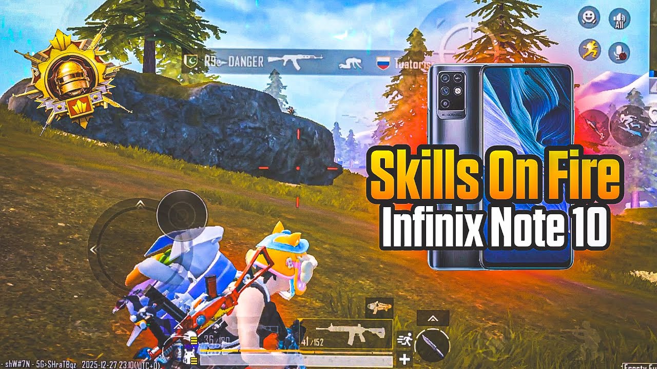 INFINIX NOTE 10 PUBG TEST 2025 |UPDATE 4.1 SUPER SMOOTH + 60 FPS | PUBG MOBILE