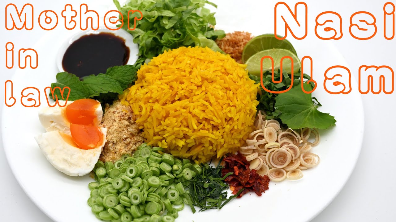 Nasi Ulam Kubur Panjang Herbs Salad Rice 香料野菜拌飯