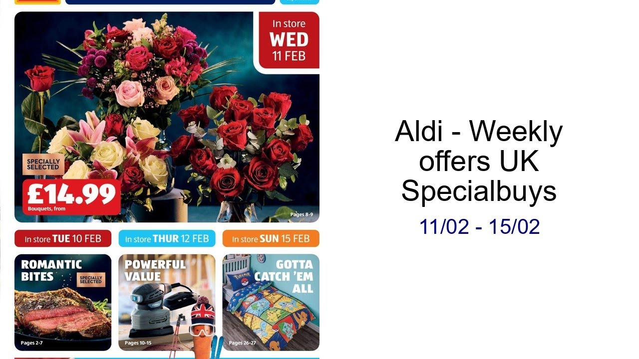 Aldi - Weekly offers UK Specialbuys 11/02 - 15/02