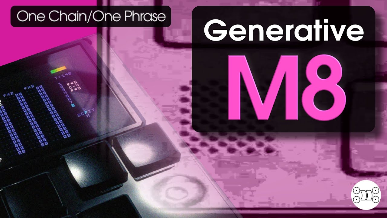 Generative Music with the Dirtywave M8 (Beta 3.0) - One Chain / One Phrase / One Instrument