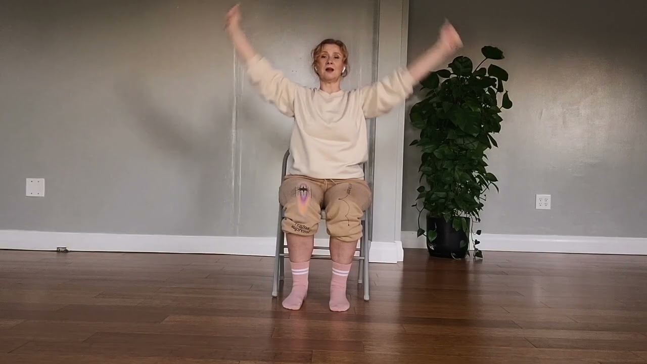 Gentle Seated Chair Yoga for Beginners with Olga