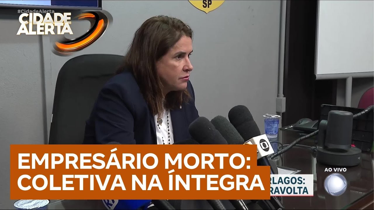 Assista à íntegra da coletiva de imprensa sobre o caso do empresário encontrado morto no autódromo