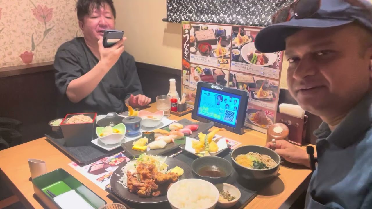 Indian eating sushi | Japanese restaurant meals cost | chef litan and vlogs| Indian in Japan 