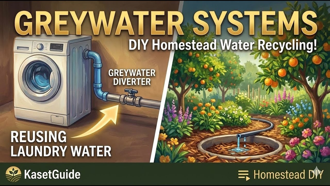 Don't Store It, Slow It! 🛑 The Golden Rules of Gray Water Gardening (Mulch Basins vs. Sprinklers)
