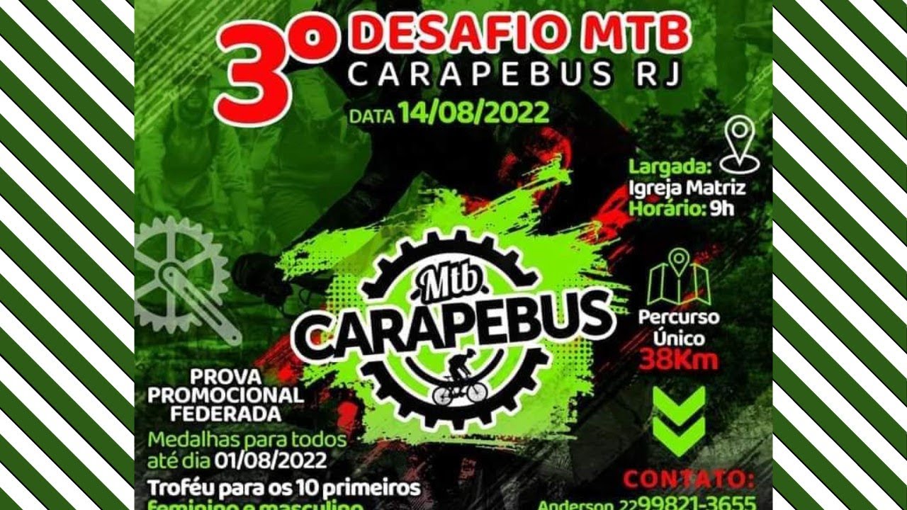 3&deg; DESAFIO MTB CARAPEBUS 2022
