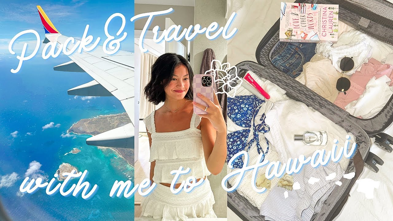 PACK & TRAVEL WITH ME FOR SUMMER VACAY!! | picking outfits, shopping, travel day
