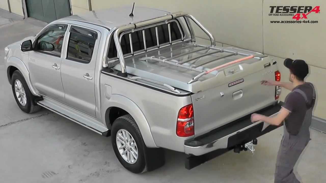 At www.tessera4x4.com: New Toyota Hilux 4x4 Vigo sport cover roll bar 2012 offroad accessories
