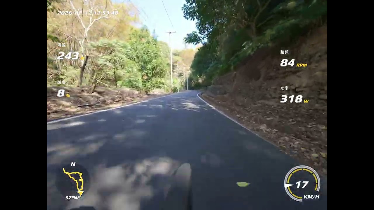 20260212 星期四  彰化二水 豐柏路-受天宮T字路口(左側)【Strava路段12分00秒】
