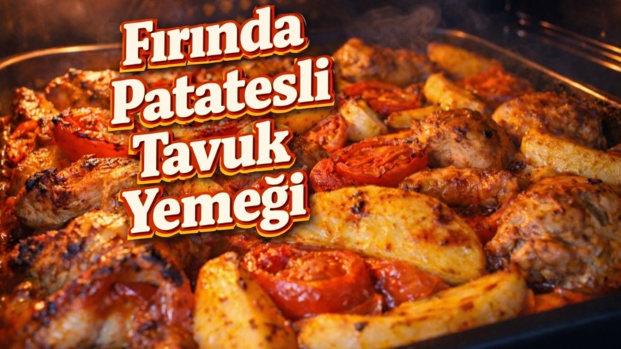 Fırında Sebzeli Tavuk