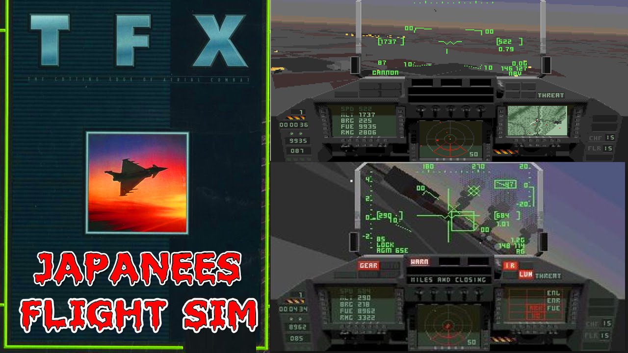 TFX (Tactical Fighter Experiment) - Intro & Gameplay HD