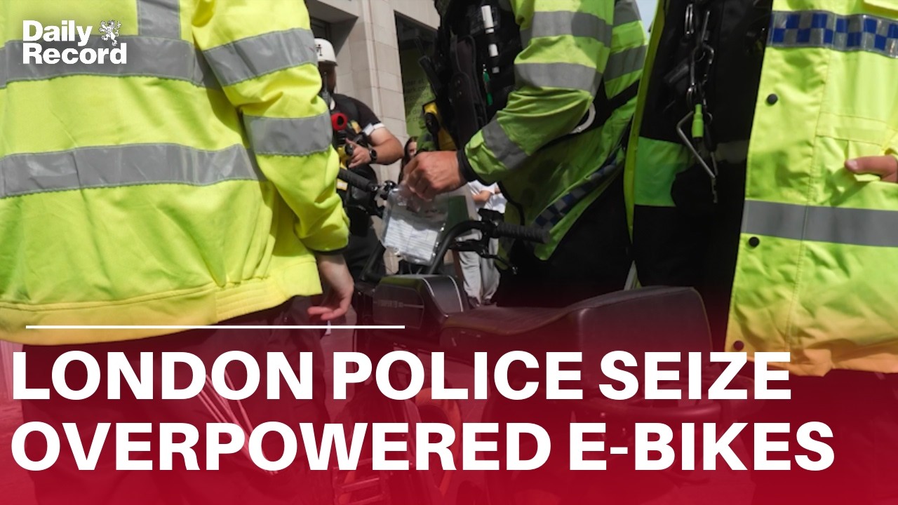 Police SEIZE overpowered e-bikes in Central London