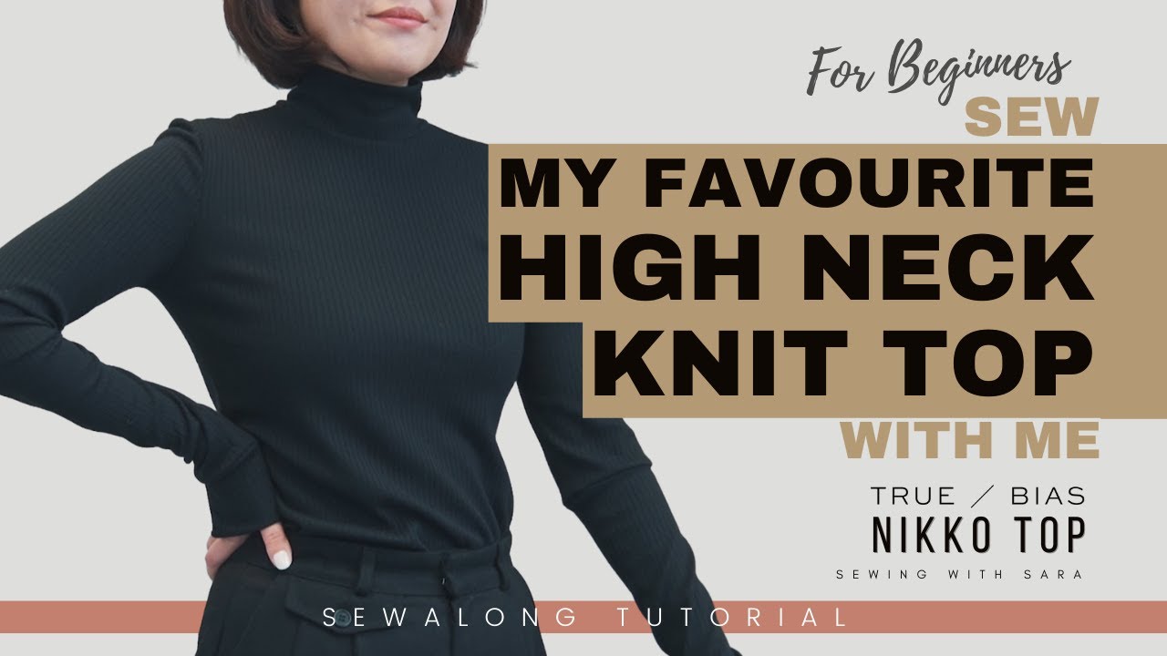 Nikko Top by True Bias | Sew Along Tutorial from Sewing Therapy