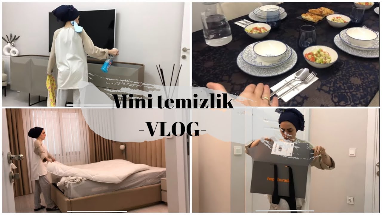 Mini temizlik 🧼 Misafirim var🏡 Islak kek yaptım 🍴MUTFAKTAYIZ