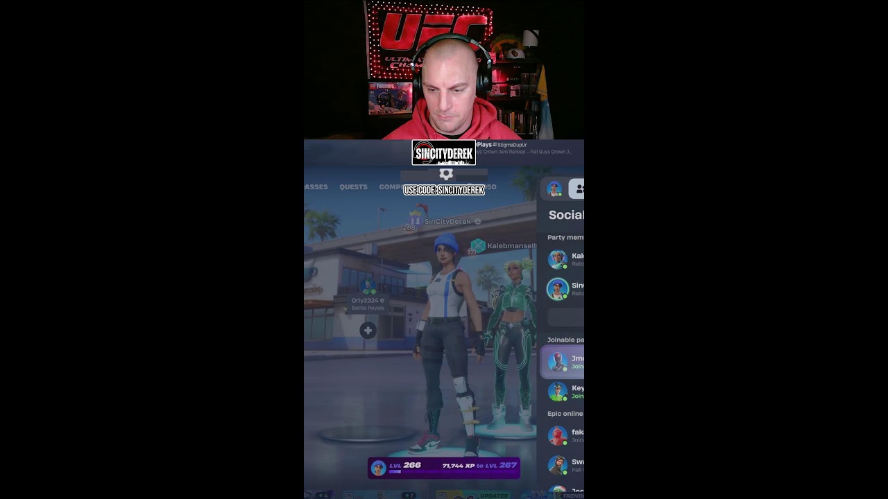 WEDNESDAY NIGHT ZERO BUILD WINS w/ VIEWERS! 👑 | Use Code: SinCityDerek | #Fortnite #Gaming #Live