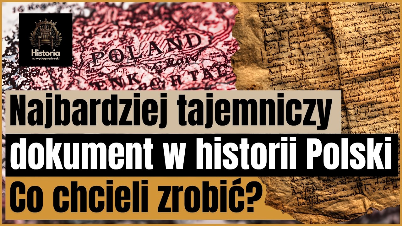 Najbardziej tajemniczy dokument w historii Polski. Co chcieli zrobić?