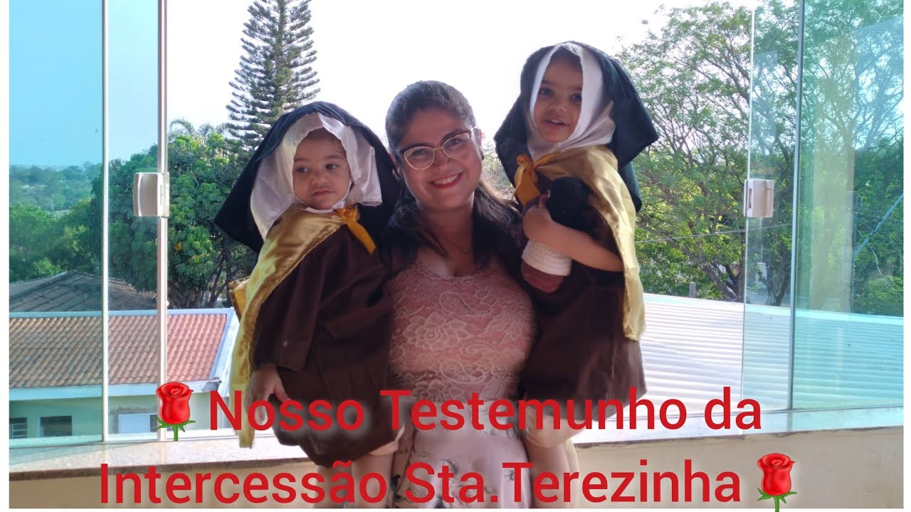 Testemunho da Intercessão de Sta.Terezinha para engravidar da Tetê e Mimi - Promessa das Rosas 🌹