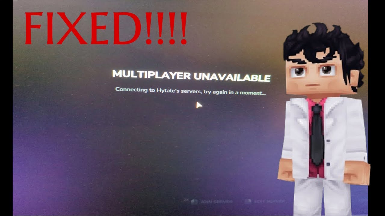 HOW TO FIX MULTIPLAYER UNAVAILABLE ERROR IN HYTALE