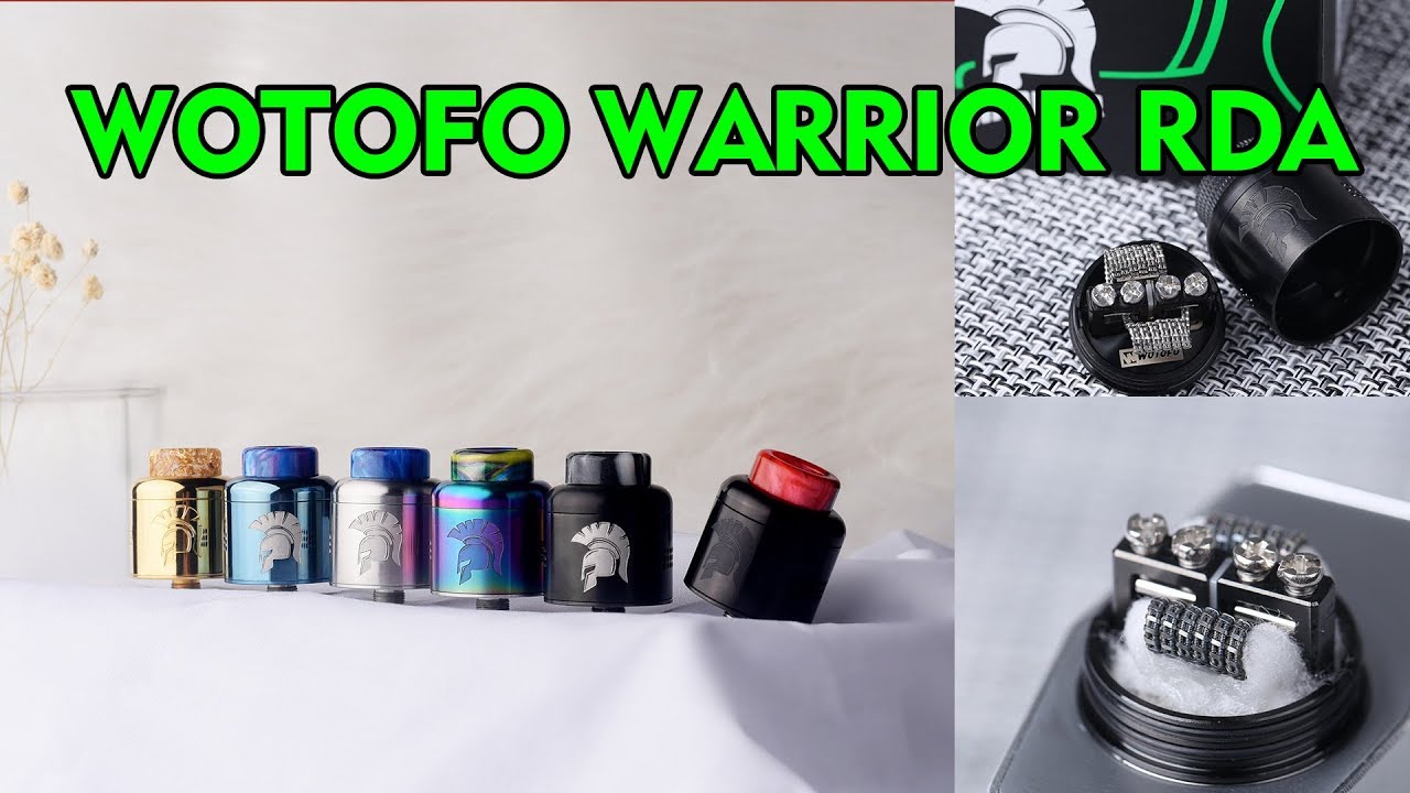 WOTOFO WARRIOR RDA !  The prettiest RDA!!! Don't miss it !