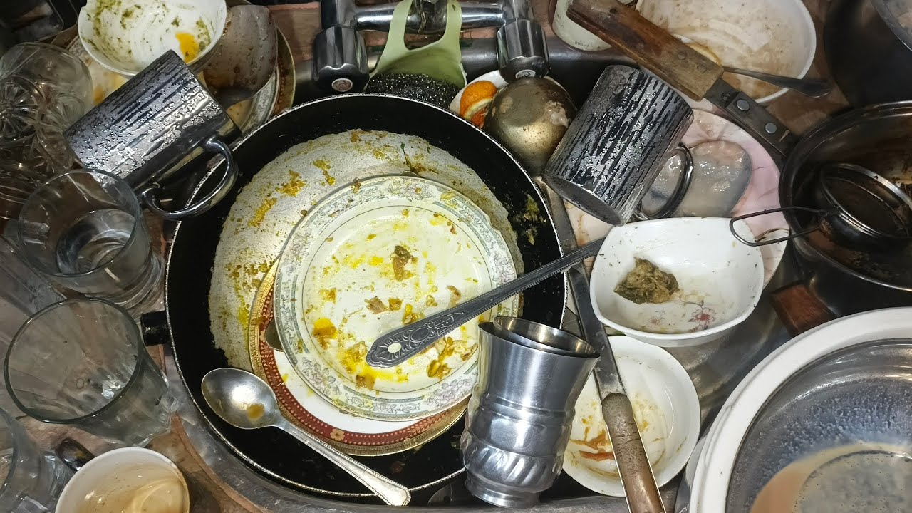 🌙🫶 Sehri Done, Now Let’s Clean! | Early Morning Dishwashing 
