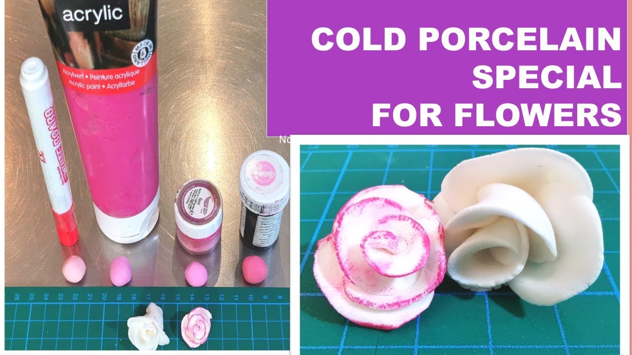 Non Shrinkage ⬆️⬆️⬆️COLD PORCELAIN ➡️FLOWERS ➡️NO COOKING➡️NO PVA GLUE