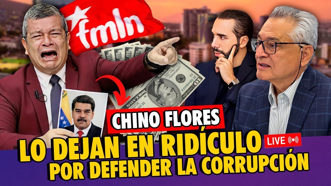 Chino Flores no se cansa de hacer el ridículo 🤣Recibe ahuevada por defender la corrupción del FMLN