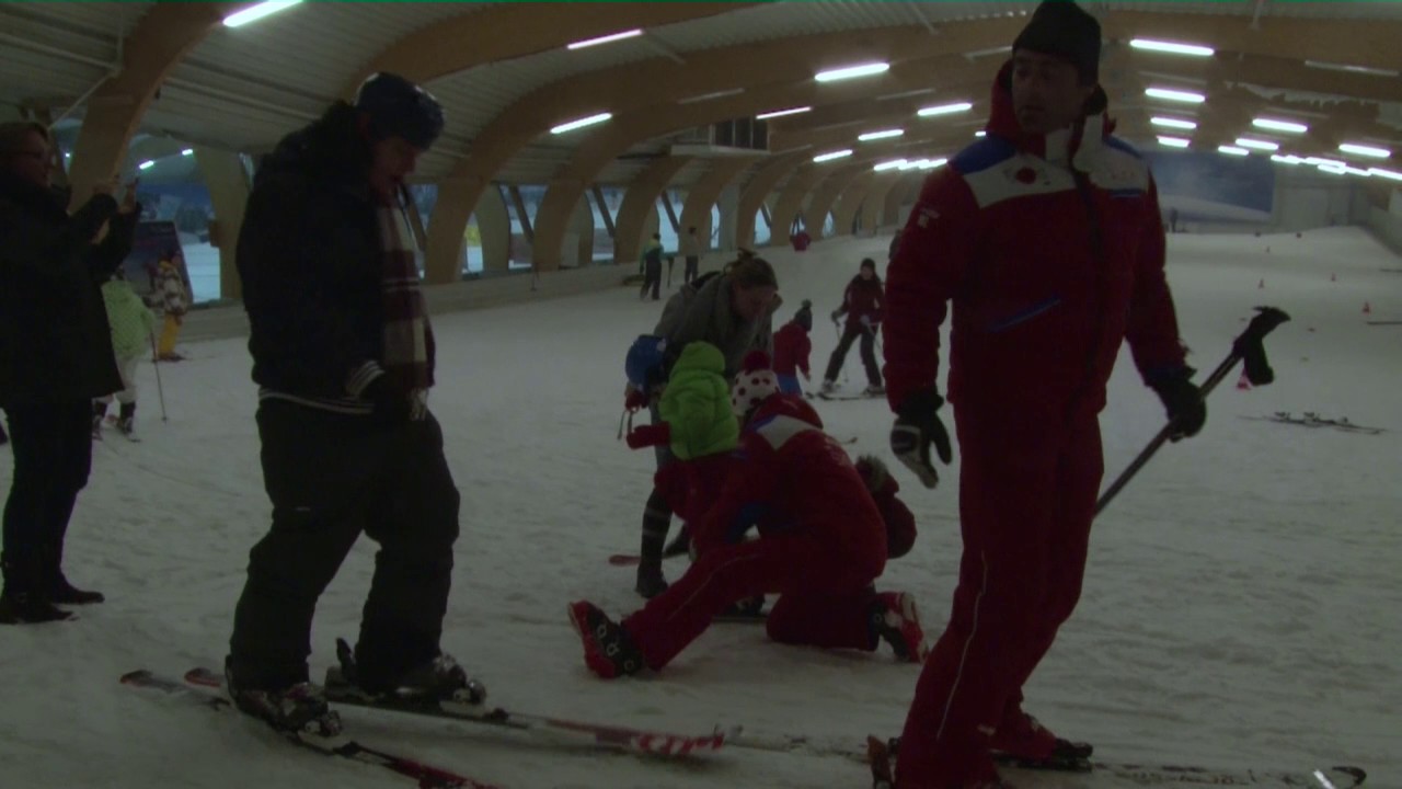 JFK fait skier l'école-clinique