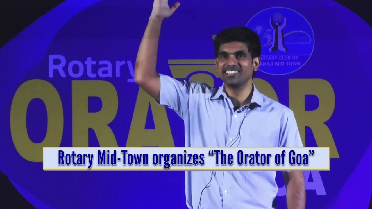 Ralph de Souza at Orator of Goa
