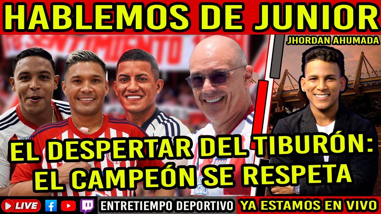 [🔴] EN VIVO💥| HABLEMOS DE JUNIOR: RESPETEN AL CAMPEÓN - TRIUNFO Y BAILE A MILLOS EN BOGOTÁ