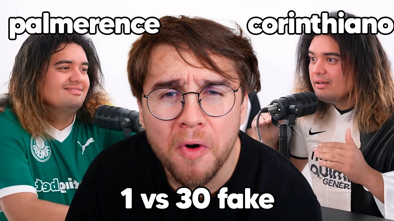 os videos FAKES de 1 vs 30