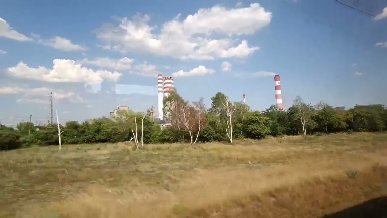 Lublin🐐 - Otwock🐍 (PL🇵🇱) Ride in Train IC „Lubuszanin”🚆 (subtitles)