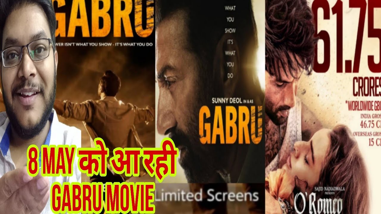 GABRU RELEASE DATE CONFIRMED BY MAKERS | GABRU ON 8TH MAY 2026 | O ROMEO 61.75 CR WORLDWIDE GROSS 