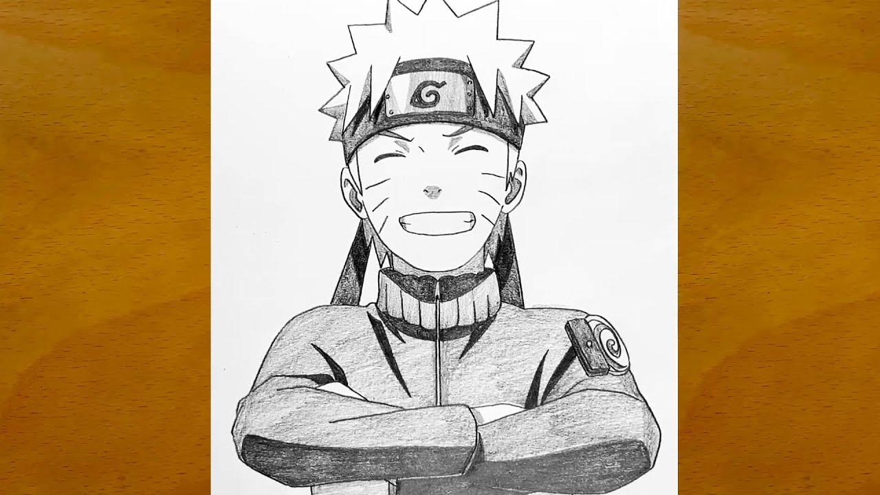 How to Draw Naruto Uzumaki Step by Step || Naruto Drawing Easy || Anime Sketch