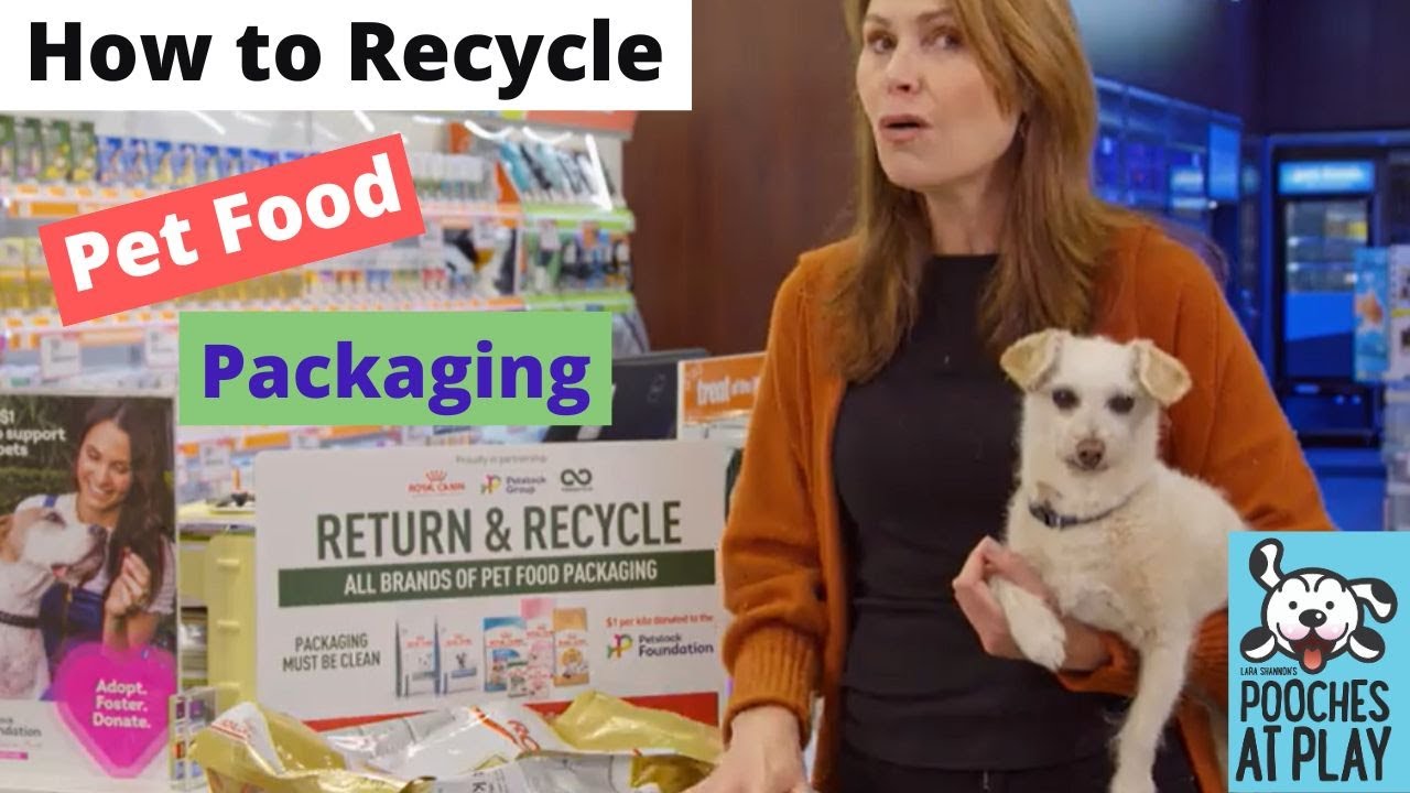 How to correctly recycle pet food packaging
