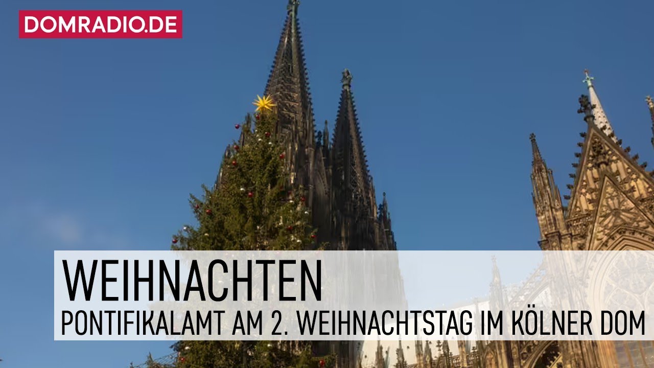 Pontifikalamt im K&ouml;lner Dom am 26.12.2025