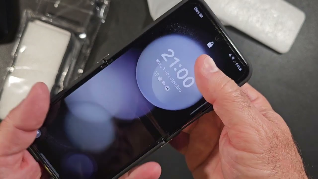 Película fosca e capas da China para o Samsung z flip 5. Será que vale a pena?