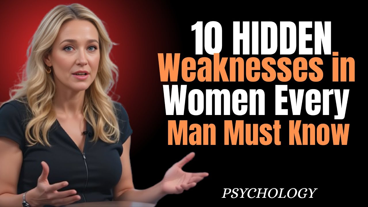 10 Hidden Weaknesses in Women Every Man Must Know || love Psychology