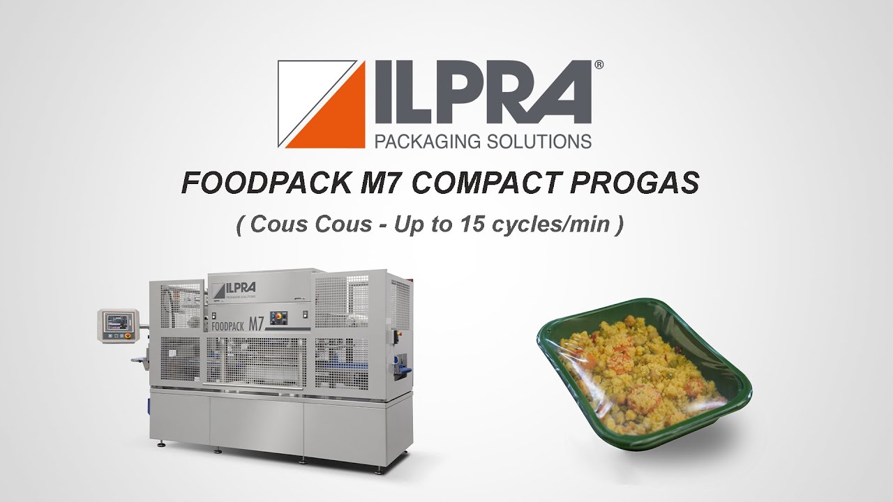 ILPRA In Line Tray Sealer - Ready Meals Packaging Machine- FoodPack M7