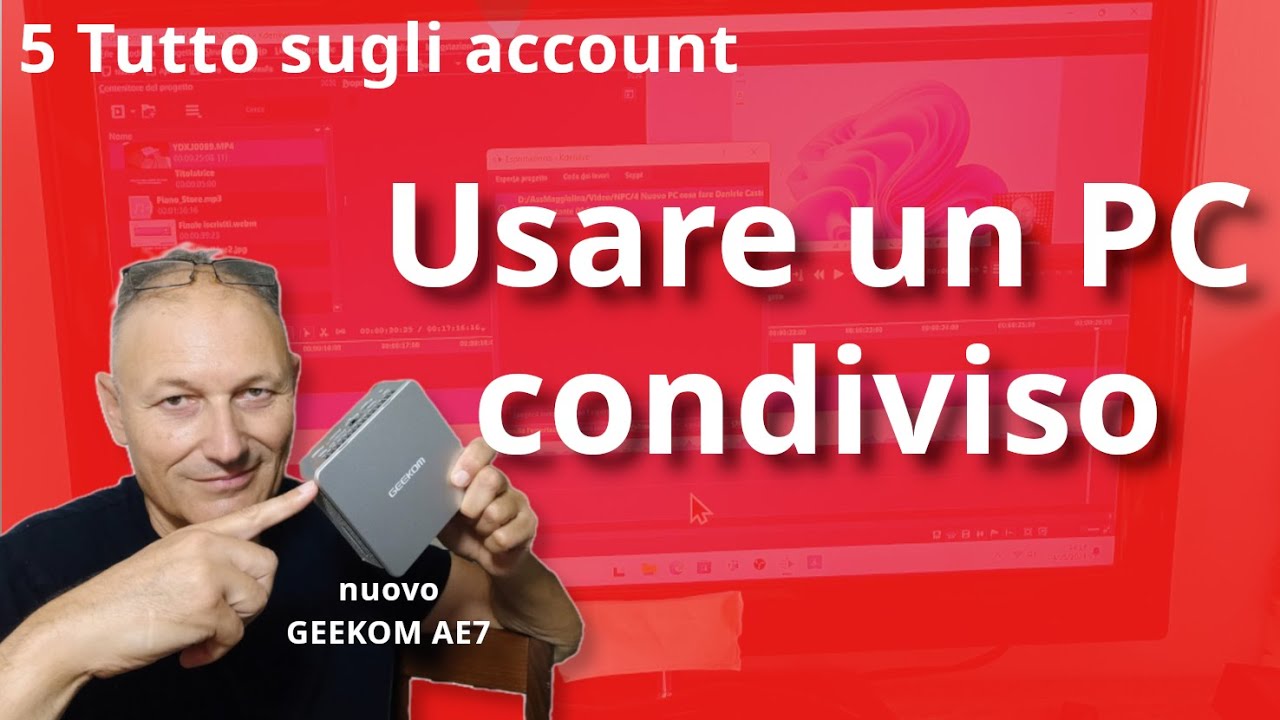 5 Come usare un computer condiviso | AssMaggiolina | GEEKOM AE7 Mini PC