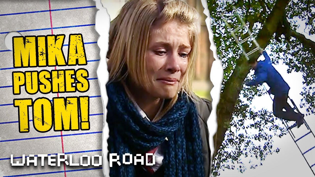 Скорая помощь вызвана после того, как Мика столкнула Тома с дерева! | Waterloo Road