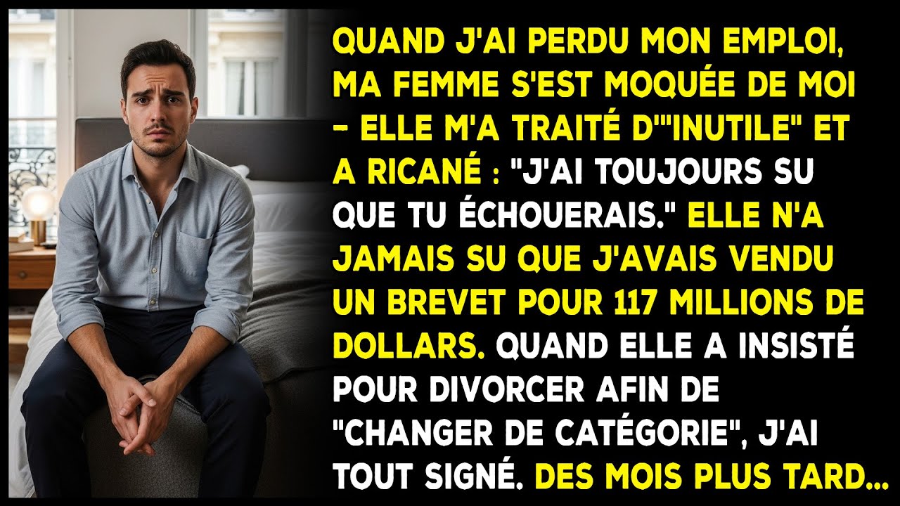 Quand j'ai perdu mon emploi, ma femme s'est moquée de moi – elle m'a traité d'