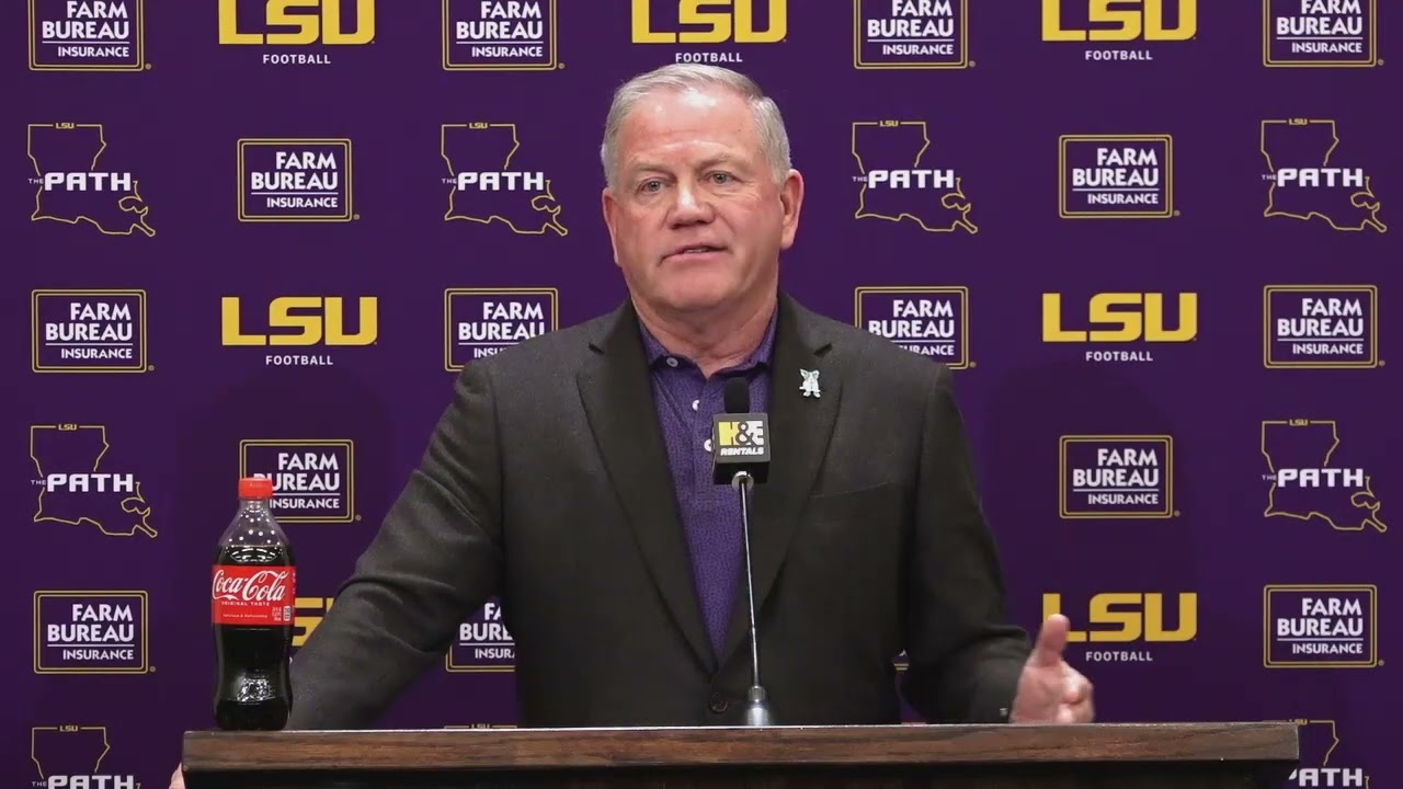 Brian Kelly, LSU football open Thanksgiving week, preparation for Texas A&M