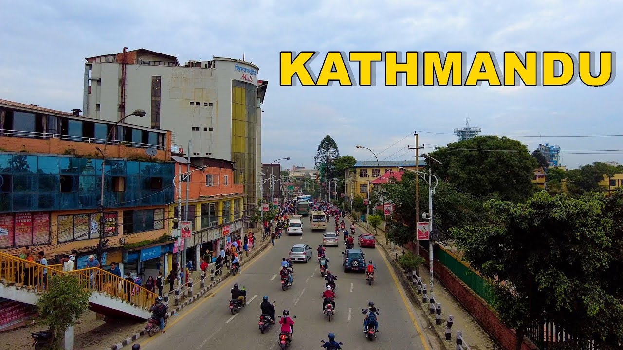 Kathmandu, Nepal 🇳🇵 Amazing City Walking Tour - 4K 60fps HDR Kathmandu Summer Walk 2023