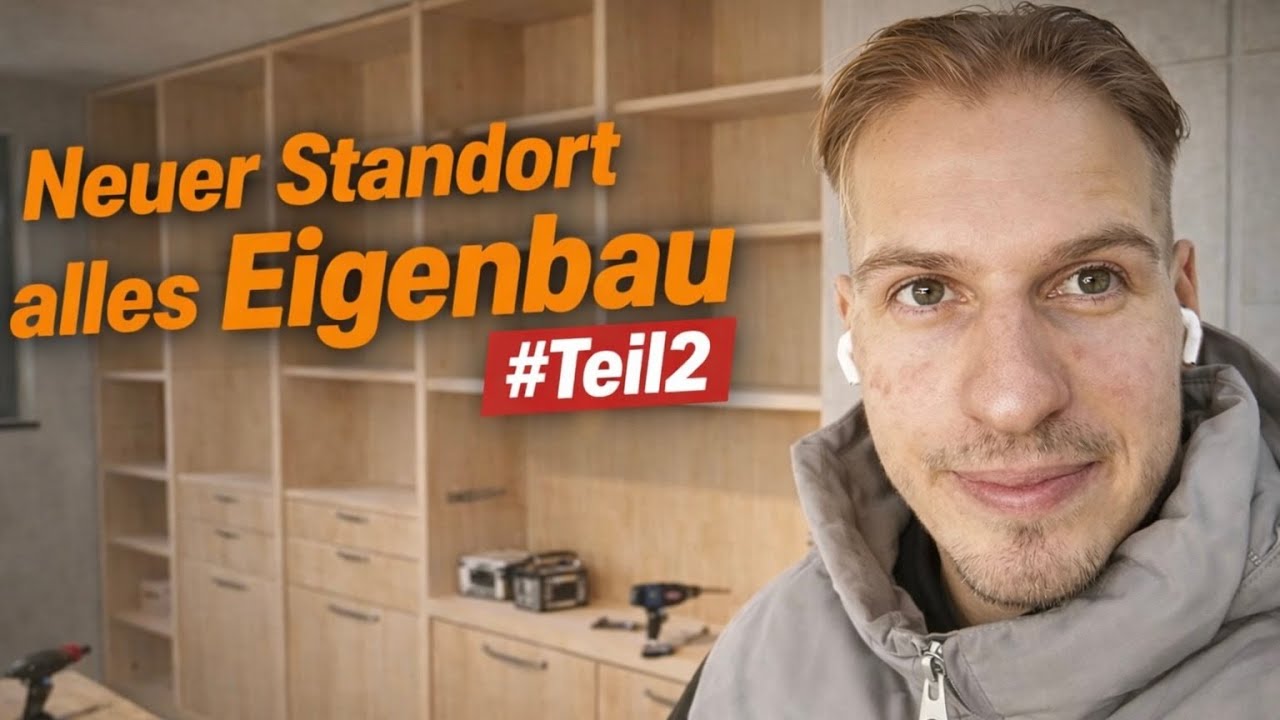 Vom leeren Raum zur fertigen Werkstatt – unser größtes Projekt bisher #Teil2