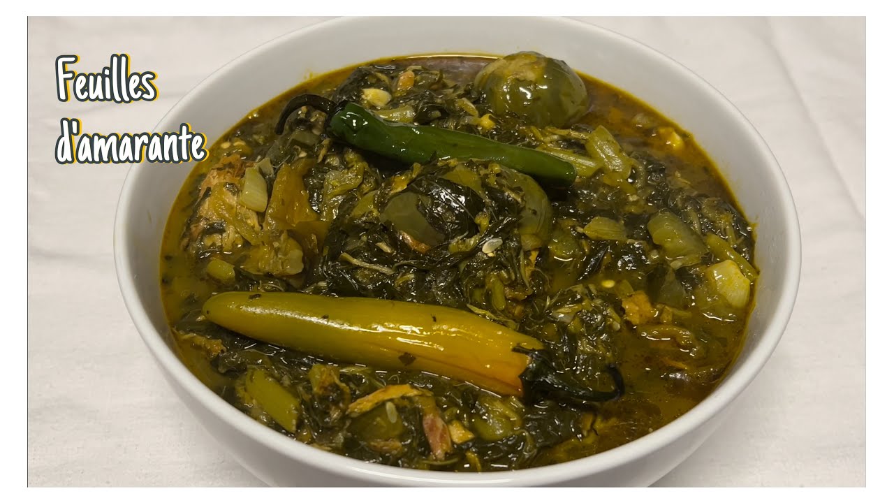 QUAND UNE CONGOLAISE CUISINE LES AMARANTES ELLE AJOUTE TOUT ÇA || ndunda bitekuteku || légume vert