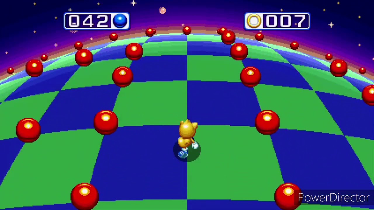 Playing an overpowered team in Sonic Mania and still failing.