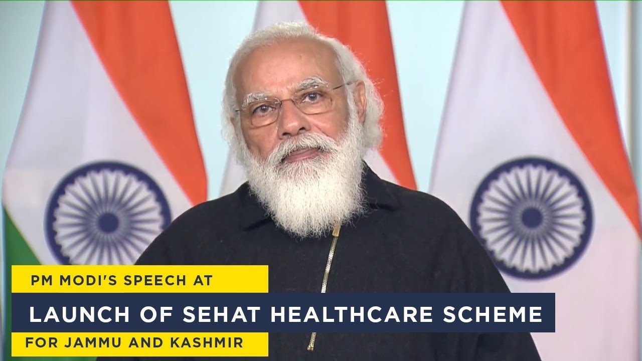 PM Modi's speech at launch of SEHAT healthcare scheme for Jammu and Kashmir
