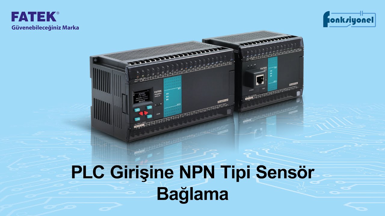 PLC Girişine NPN Tipi Sens&ouml;r Bağlama